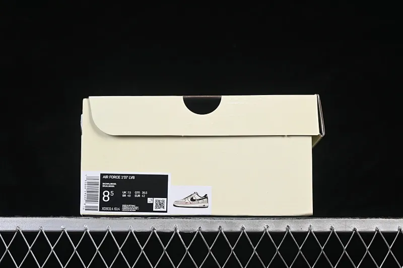 All categories Nk Air Force 1 Air Force series Nk Air Force 1 Low Air Force low top Nike Air Force 1'07 Low Ghostface joint white brown suede Air Force 1 low top casual sneakers XD9314-614
